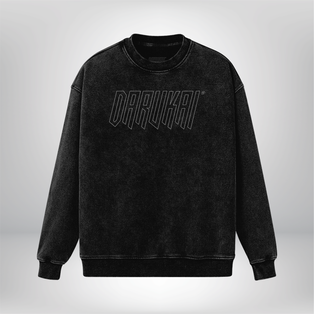 HOLLOW SWEATSHIRT FADED BLACK