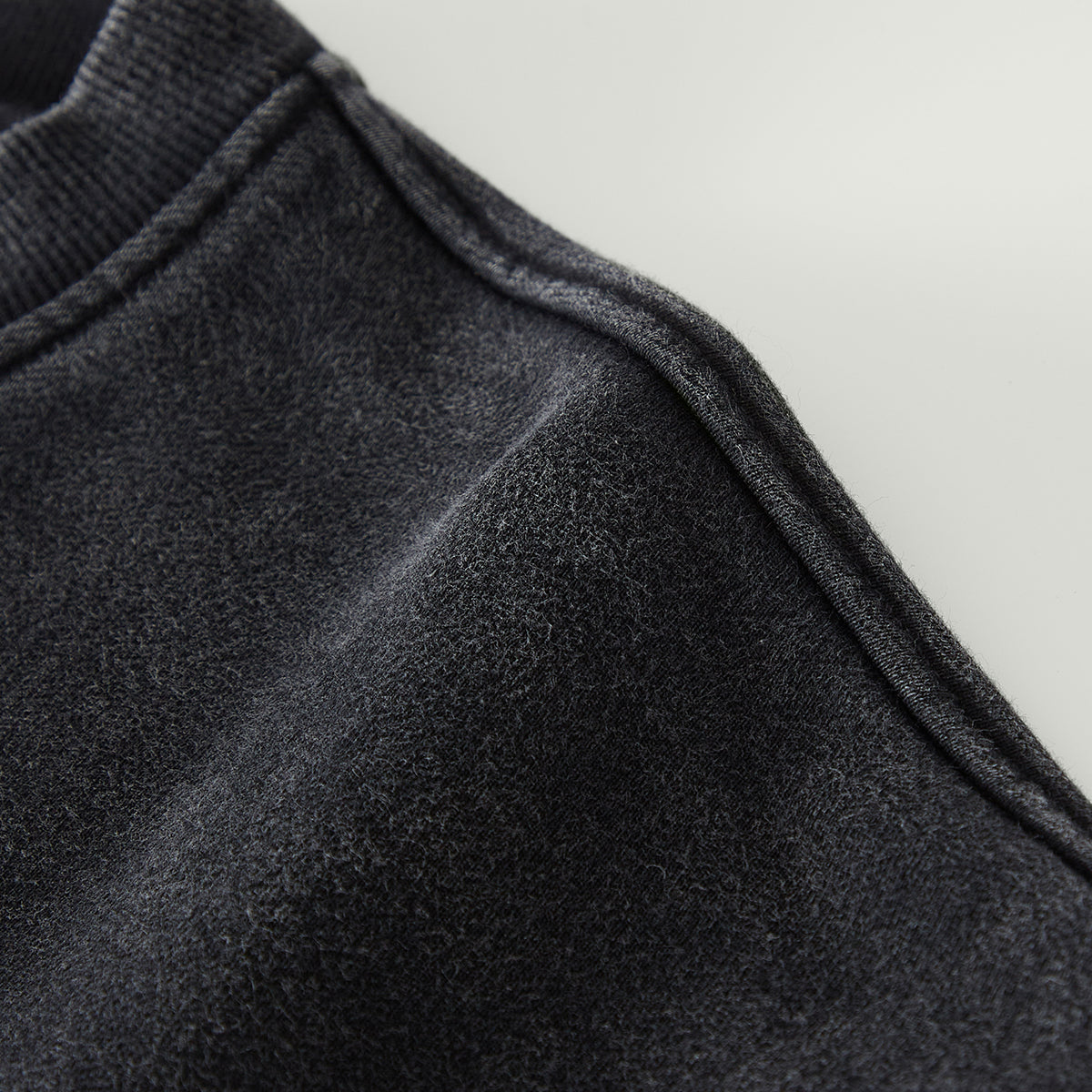 HOLLOW SWEATSHIRT FADED BLACK