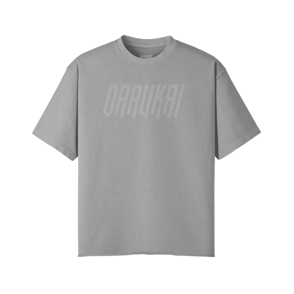 OVERSIZED FADED RAW HEM SHIRT